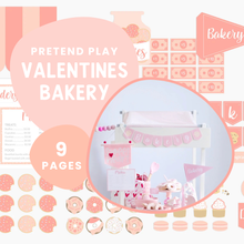 Load image into Gallery viewer, Valentines Bakery Printable Pretend Play