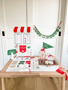 Red & White Hot Cocoa Dramatic Play Printables