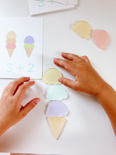 Load image into Gallery viewer, Ice Cream Math Sensory Kit