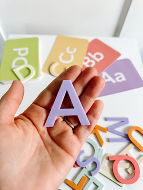 Alphabet Acrylic Letters Sensory Kit