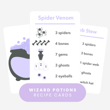 Load image into Gallery viewer, Printed/Laminated Fall Recipe Cards