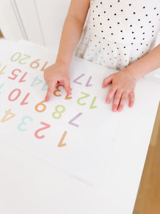 Alphabet & Numbers Placemat