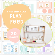Load image into Gallery viewer, Grocery Store Play Food Printable Dramatic Play