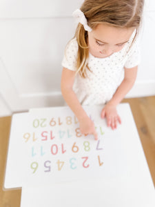 Alphabet & Numbers Placemat