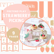Load image into Gallery viewer, Strawberry Picking Patch Printable Dramatic Play