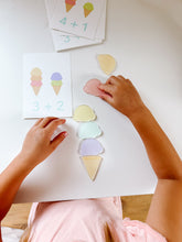 Load image into Gallery viewer, Ice Cream Math Sensory Kit