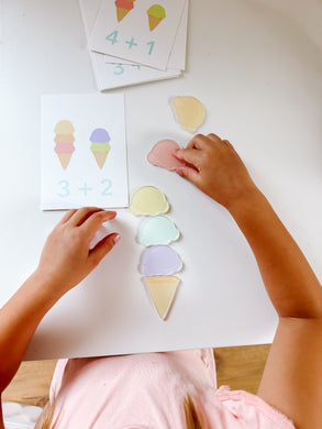 Ice Cream Math Sensory Kit