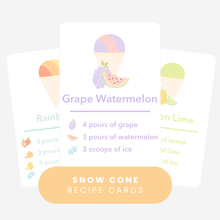 Load image into Gallery viewer, Printed/Laminated Summer Recipe Cards