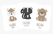 Load image into Gallery viewer, Woodland Animal Flashcards