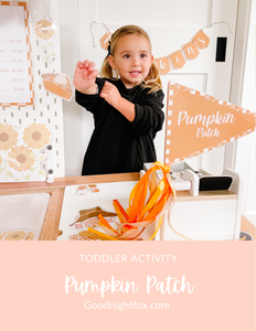 Pumpkin Patch Printable Dramatic Play