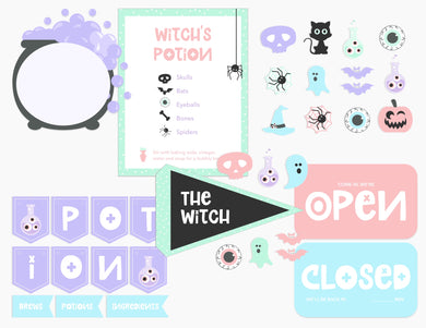 Witches Brew & Potion Printable Dramatic Play Kit