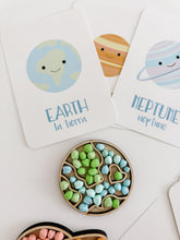 Load image into Gallery viewer, Planets mini tray sensory kit