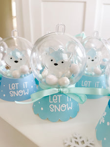 Printable Winter Classroom Snowglobes Gift