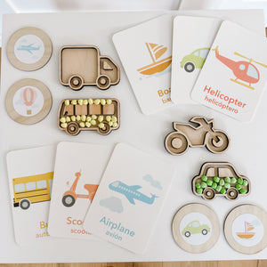 Transportation Mini Tray Sensory Kit