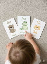Load image into Gallery viewer, Animal Alphabet Learning Cards