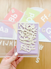 Load image into Gallery viewer, Alphabet Wooden Letters Sensory Kit