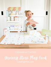 Load image into Gallery viewer, Grocery Store Play Food Printable Dramatic Play
