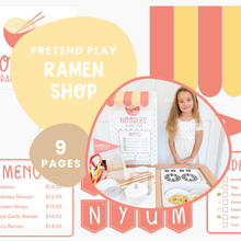 Load image into Gallery viewer, Ramen Noodle Shop Printable Dramatic Play