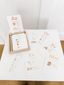 Letter Sounds Phonics Flashcards