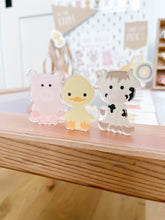 Load image into Gallery viewer, Farm Animal Acrylic Charms (3)