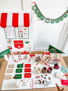 Red & White Hot Cocoa Dramatic Play Printables