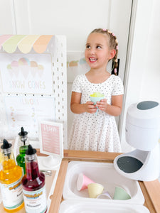 Snow Cone Shop Dramatic Play