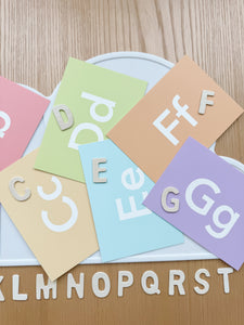 Alphabet Wooden Letters Sensory Kit