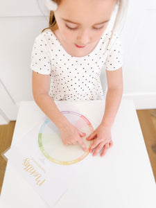 Learning Wheel Spinner Printable Dramatic Play