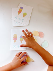 Ice Cream Math Sensory Kit