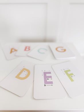Letter Tracing Flashcards