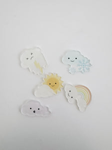 Weather Acrylic Charms