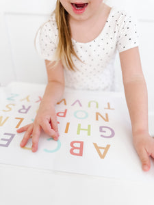 Alphabet & Numbers Placemat