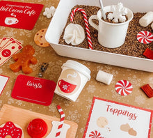 Load image into Gallery viewer, Red &amp; White Hot Cocoa Dramatic Play Printables