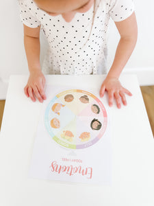 Learning Wheel Spinner Printable Dramatic Play