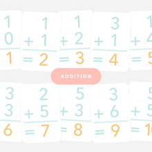 Load image into Gallery viewer, Basic Addition Flashcards