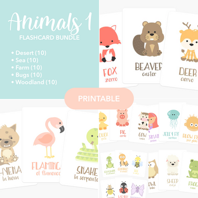 Animals 1 Flashcards Printable