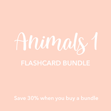 Load image into Gallery viewer, Animal 1 Flashcards Bundle