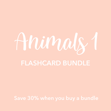Animal 1 Flashcards Bundle