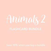 Load image into Gallery viewer, Animal 2 Flashcards Bundle