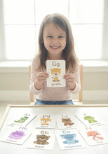 Load image into Gallery viewer, Animal Alphabet Learning Cards