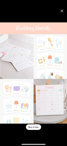 Routines Flashcards Bundle