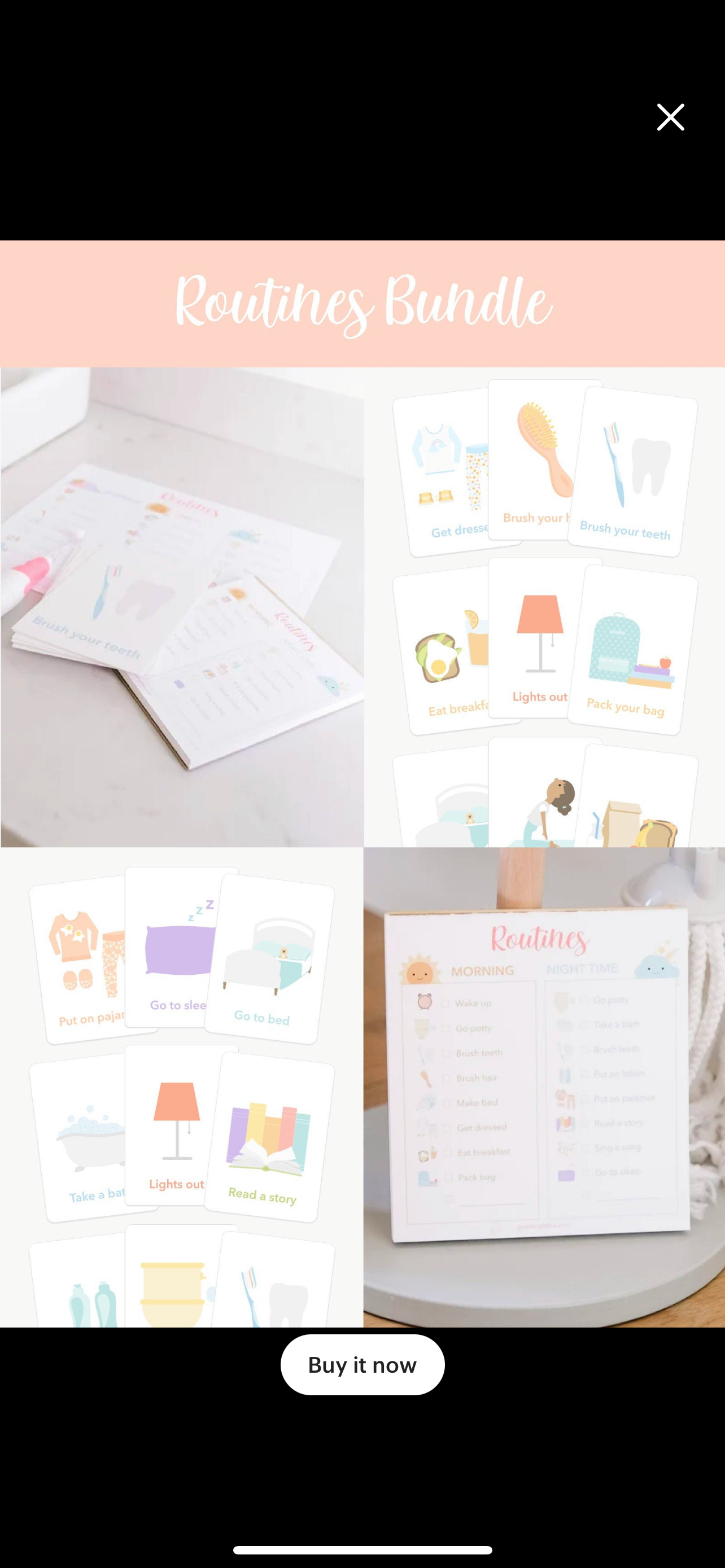 Routines Flashcards Bundle