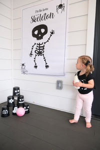 Pin the Bone on the Skeleton Printable Poster