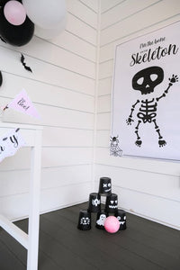 Pin the Bone on the Skeleton Printable Poster