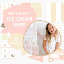 Load image into Gallery viewer, Ice Cream Shop Pretend Play