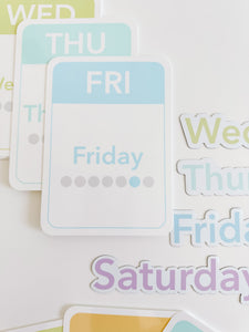 Days, Months, Seasons Flashcards and Magnets