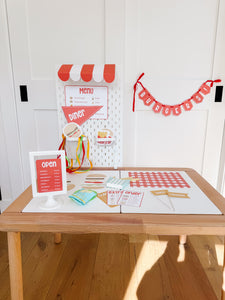 Burger Diner Dramatic Play Printable Kit