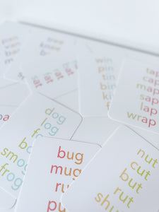 Rhyming Words Flash Cards