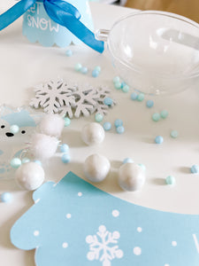 Printable Winter Classroom Snowglobes Gift