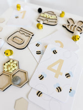 Load image into Gallery viewer, Bee Counting Play Tray Sensory Kit